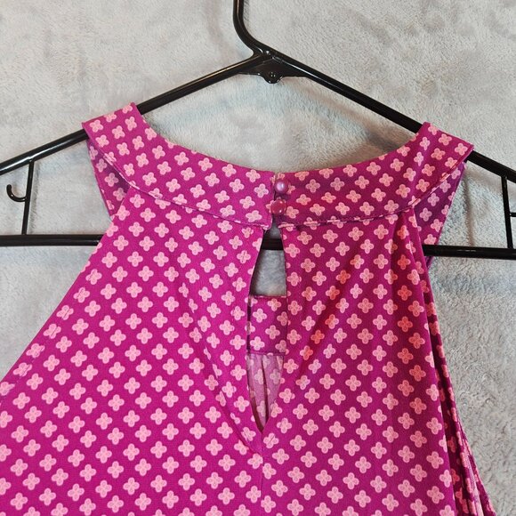 Lane Bryant Womens 22/24 Pink Top Ruched Skirt Set flowy stretchy vacation fun - Picture 10 of 15